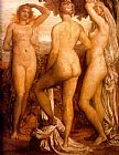 George Frederick Watts Canvas Paintings - The Three Graces
